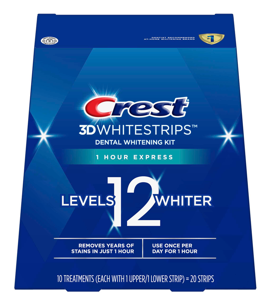 Crest 3D Whitestrips 1 Hour Express