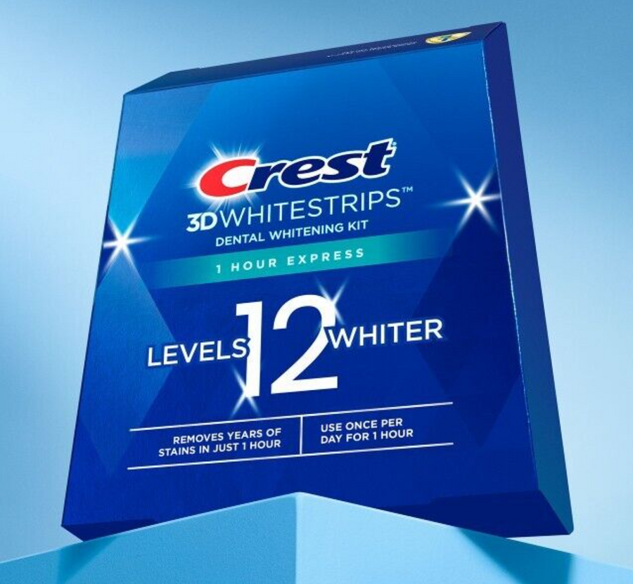 Crest 3D Whitestrips 1 Hour Express