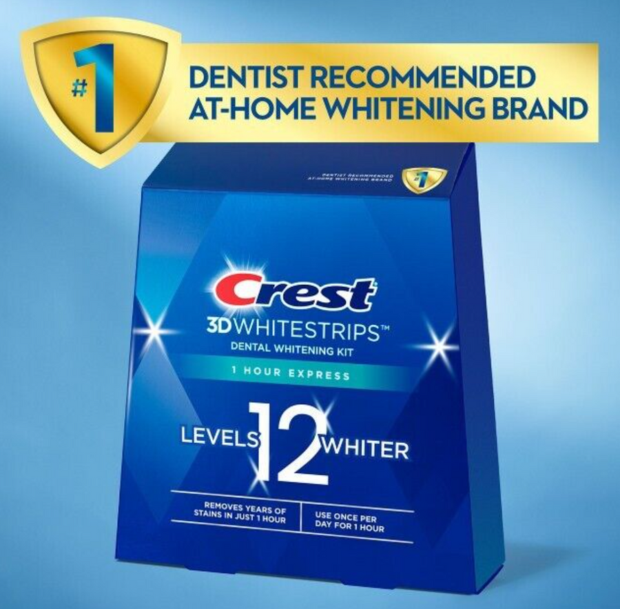 Crest 3D Whitestrips 1 Hour Express