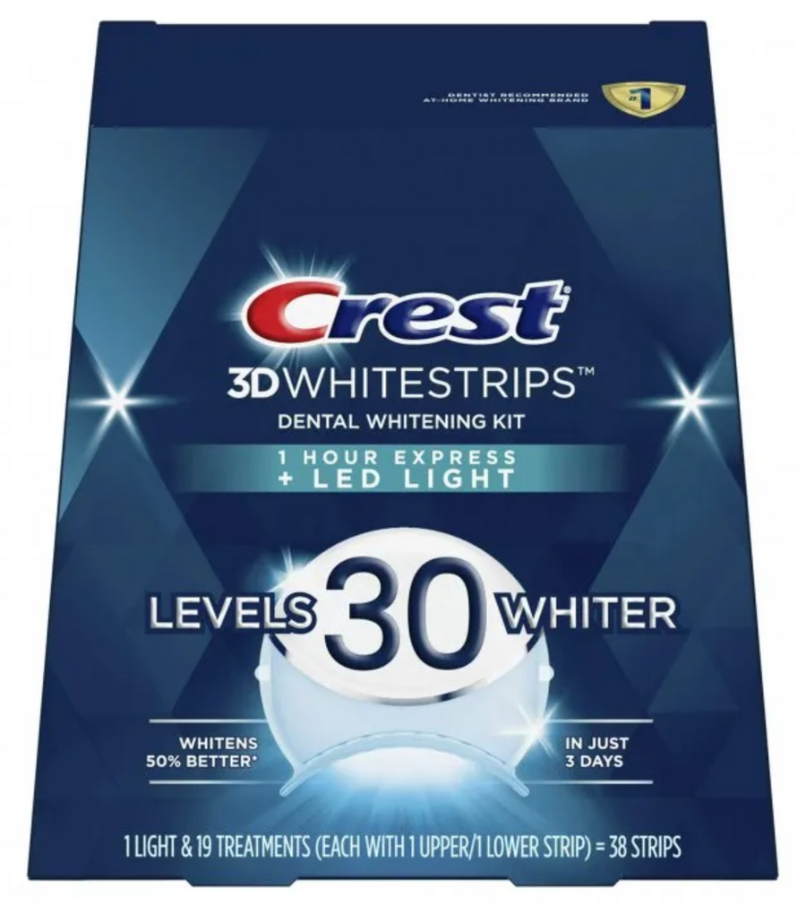 Crest 3D Whitestrips 1 Hour Express With LED Light